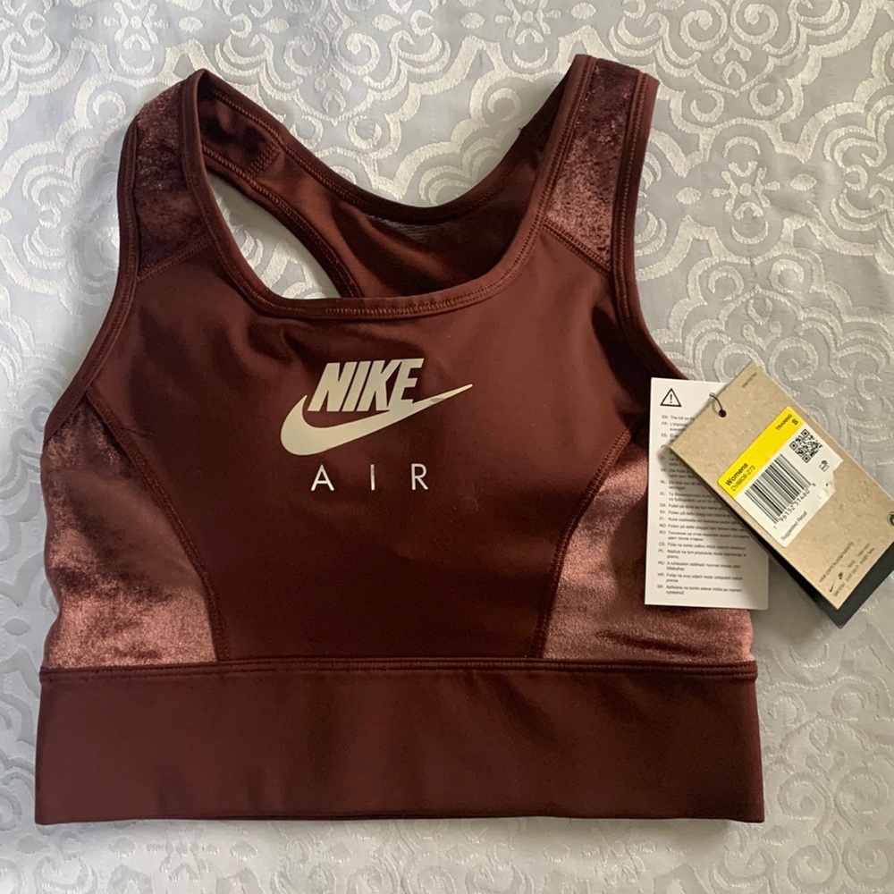 Nike swoosh bra